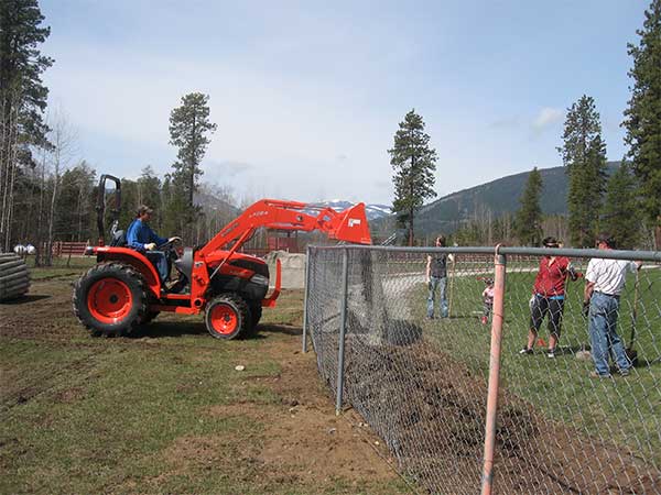 baseball field upgrade